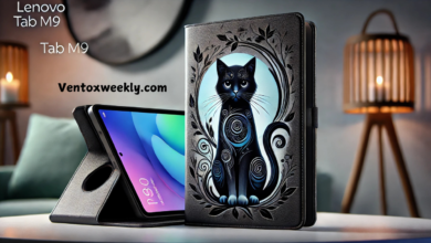 mxfdegf lenovo tab m9 cover black cat